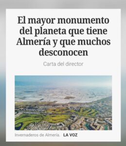La Amazonía Protegida de Almería: el mayor modelo agrícola sostenible del mundo